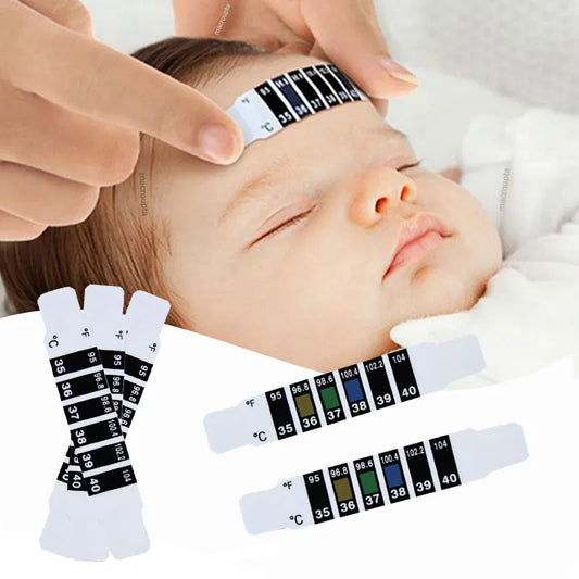 10/20Pcs Forehead Strip Thermometers